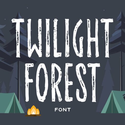 Twilight Forest Font cover image.