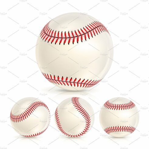 Baseball Leather Ball Close-up Set cover image.