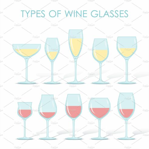 types of wine glasses cover image.