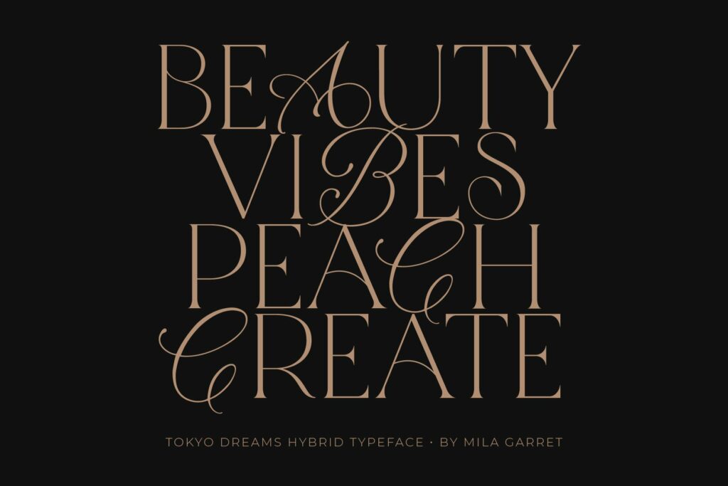 Tokyo Dreams Display Ligature Serif – MasterBundles