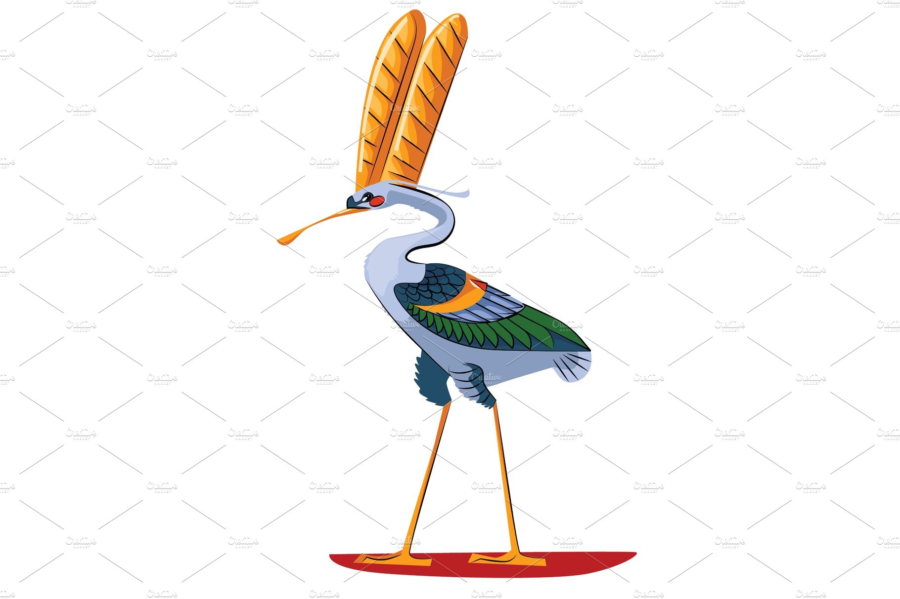 Ancient Egypt sacred bird ibis cover image.