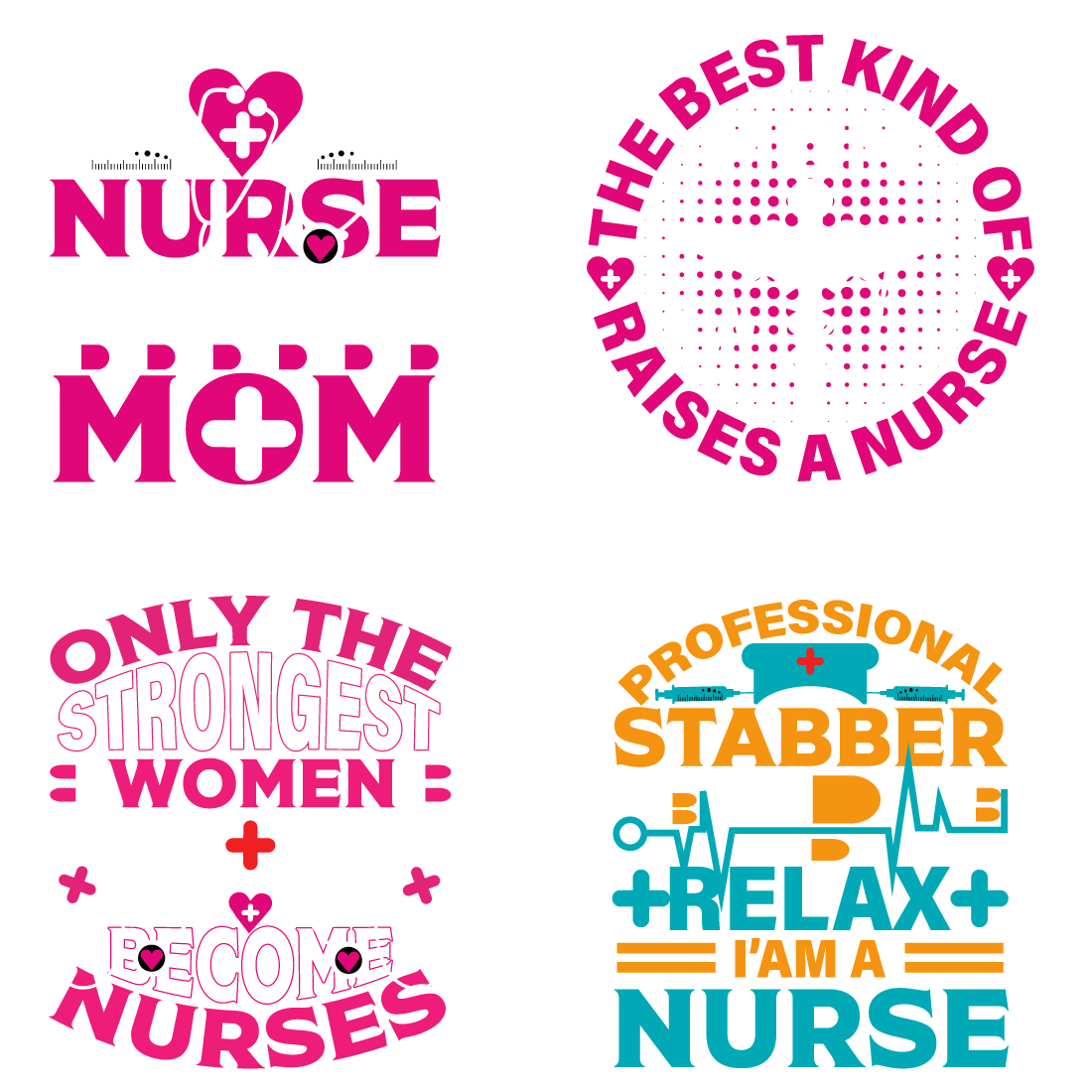 Nurse day design preview image.