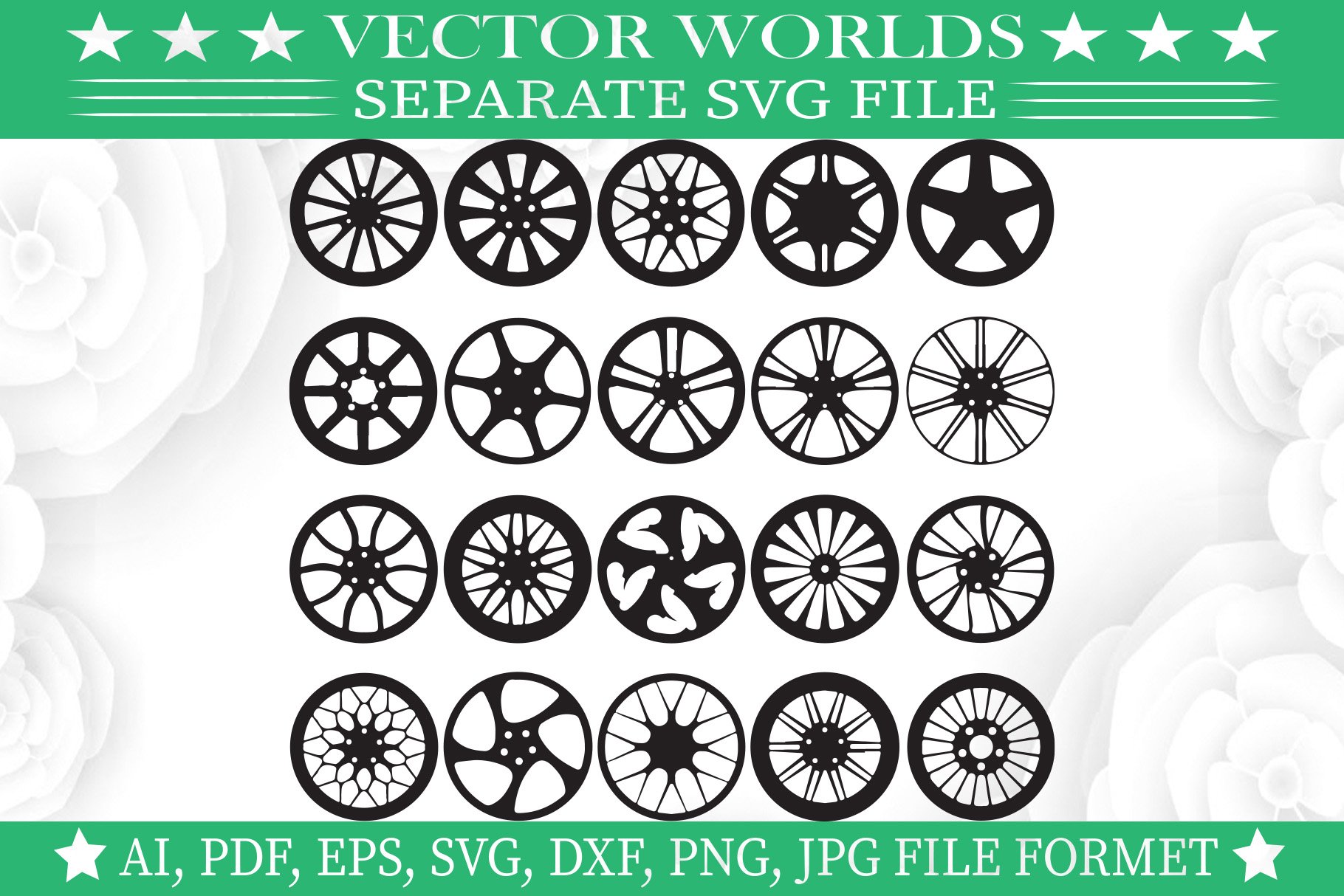 Car Wheel Svg, Car, Wheel Svg cover image.