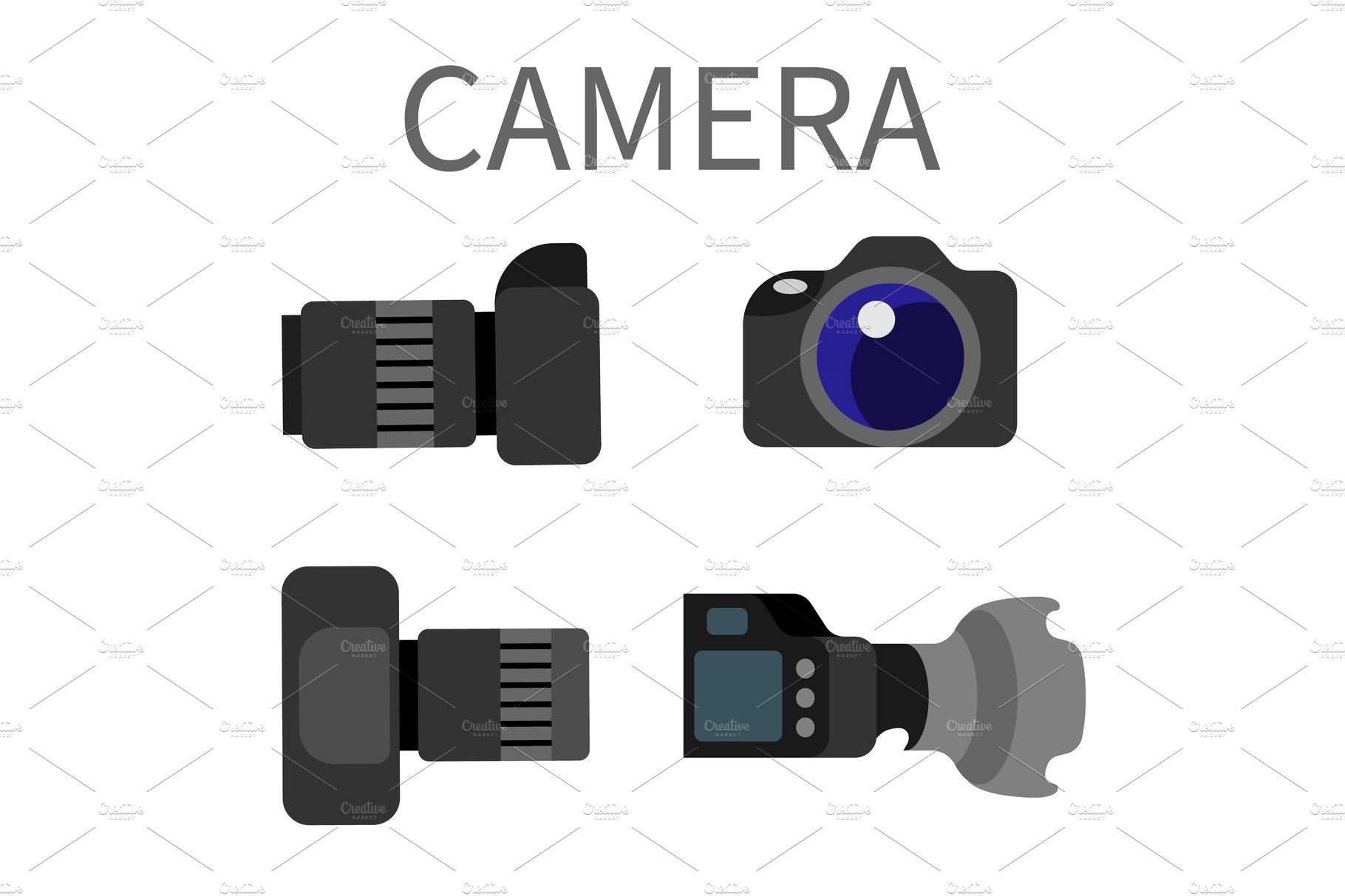 Digital photocameras with lens cover image.