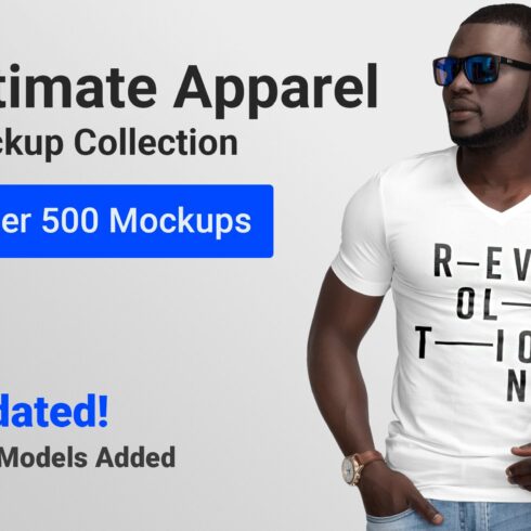Ultimate Apparel Mockup Collection cover image.