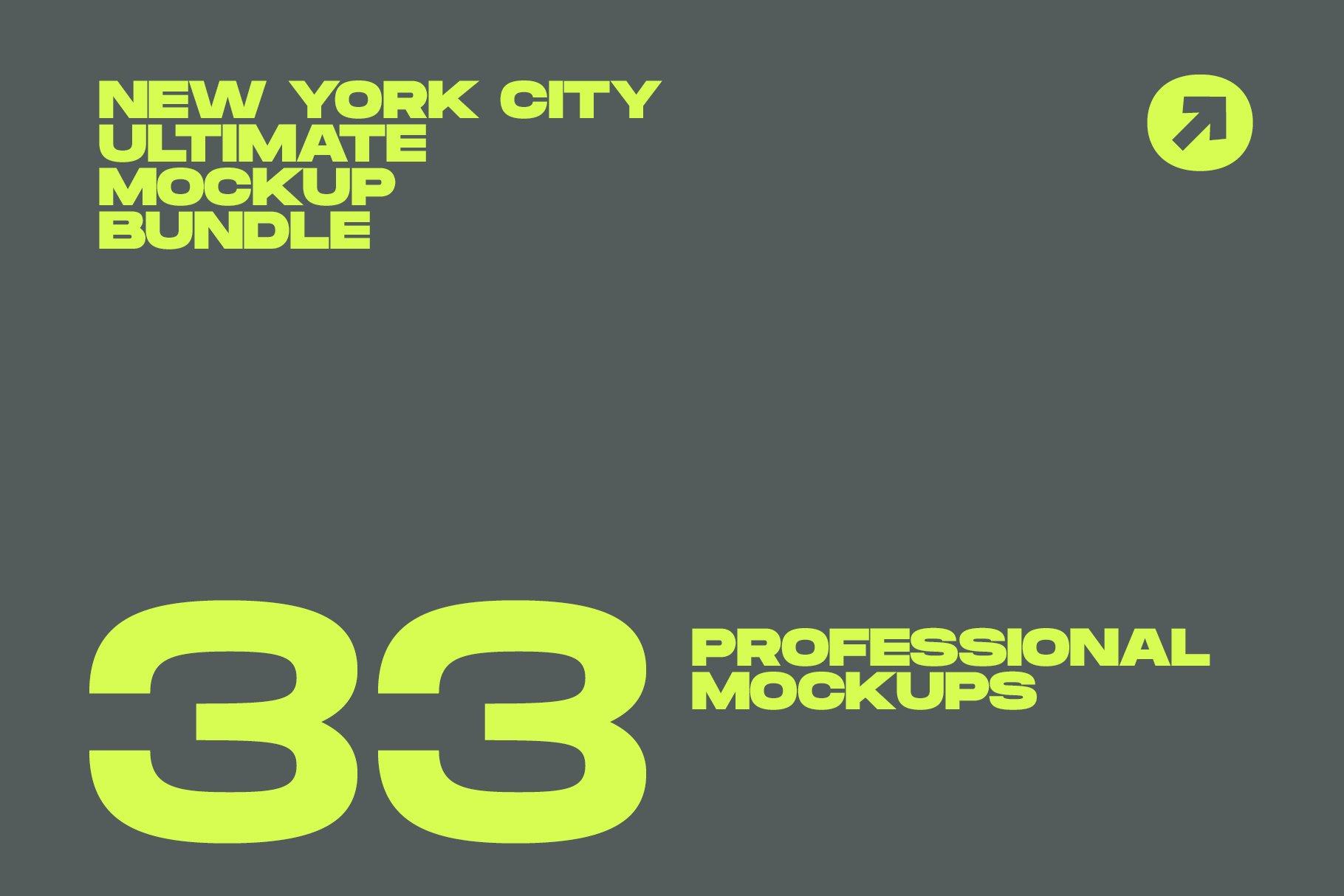 SALE 40% OFF NYC Mockup Bundle cover image.