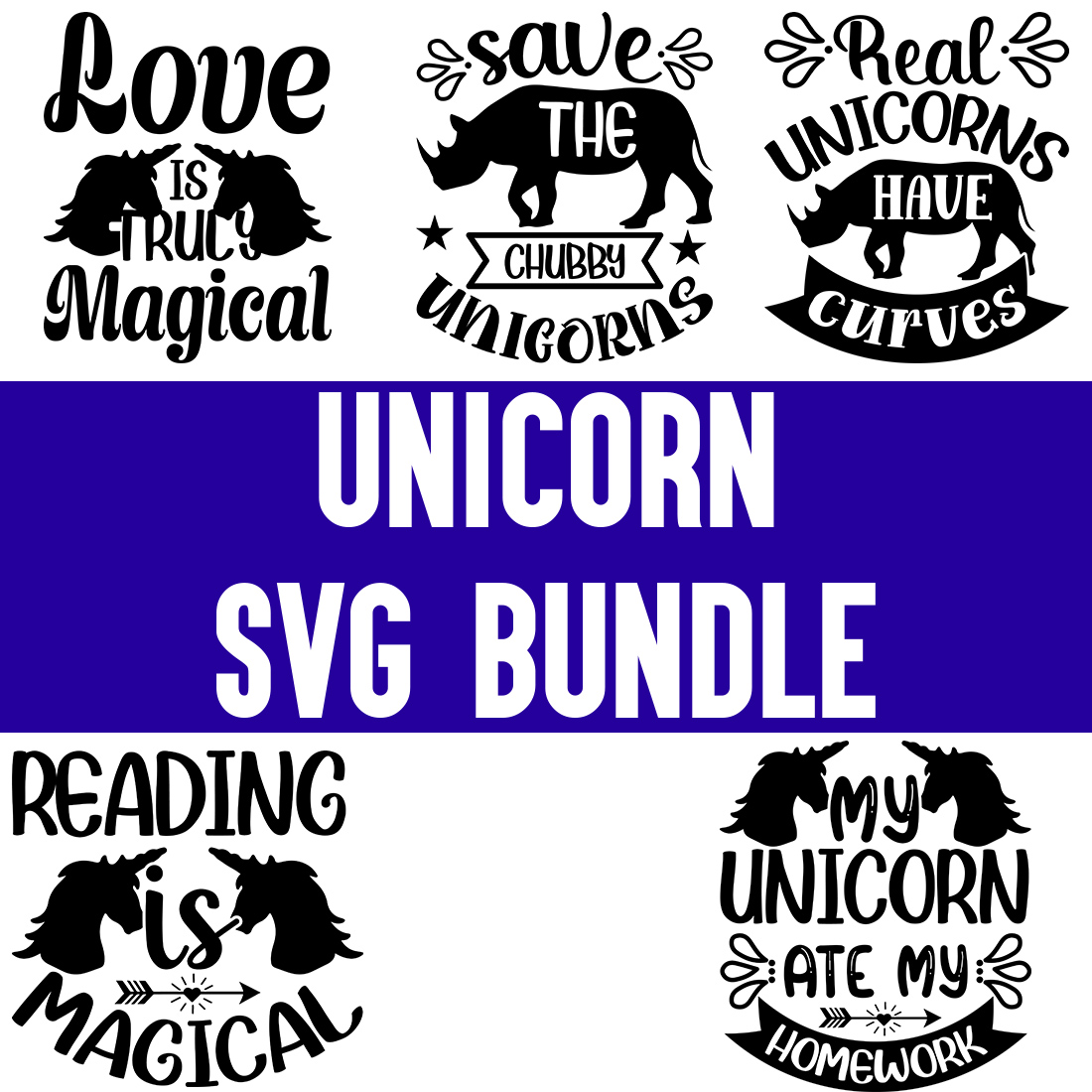 unicorn svg bundle 112