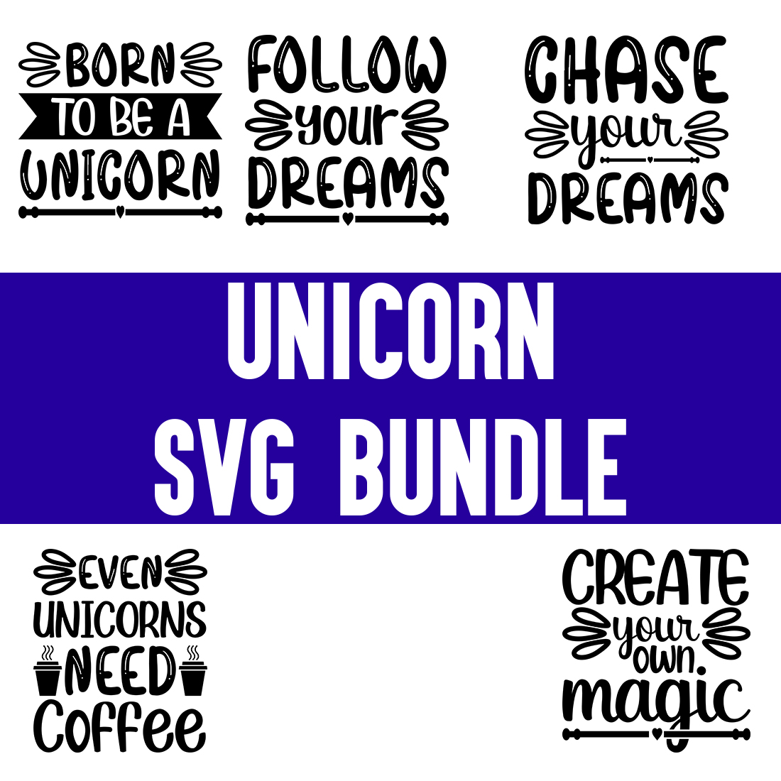 unicorn svg bundle 19