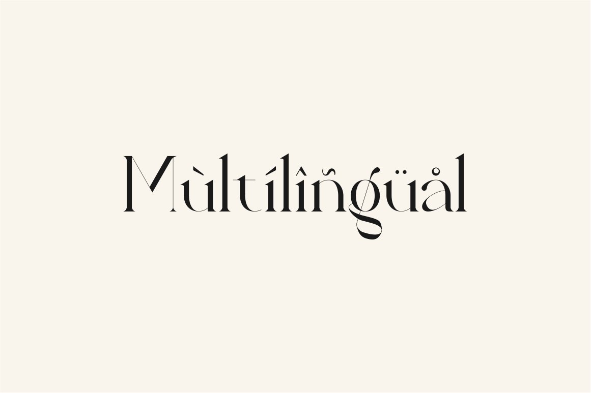 unique serif ligature font11 502