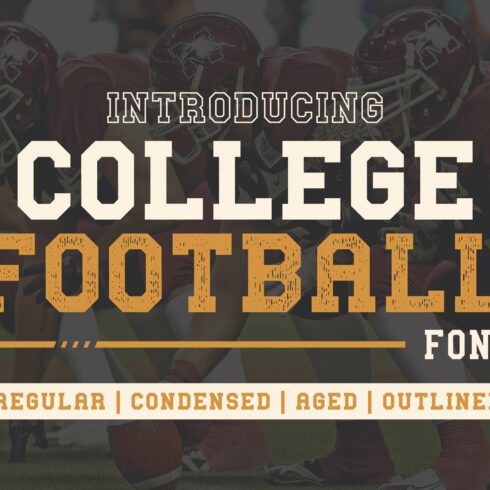 College Football Font cover image.