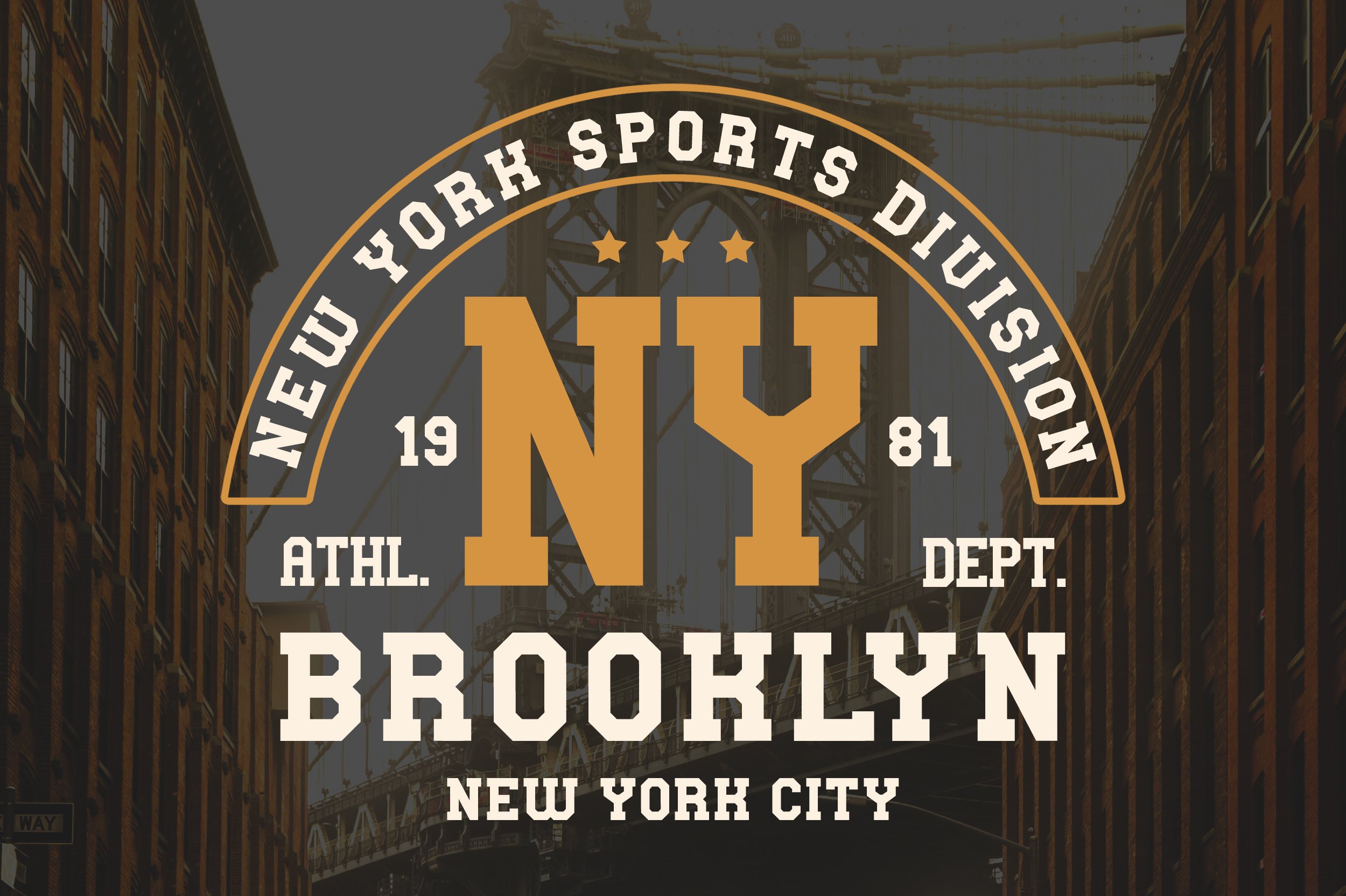 Brooklyn College Sports Font | Sticker
