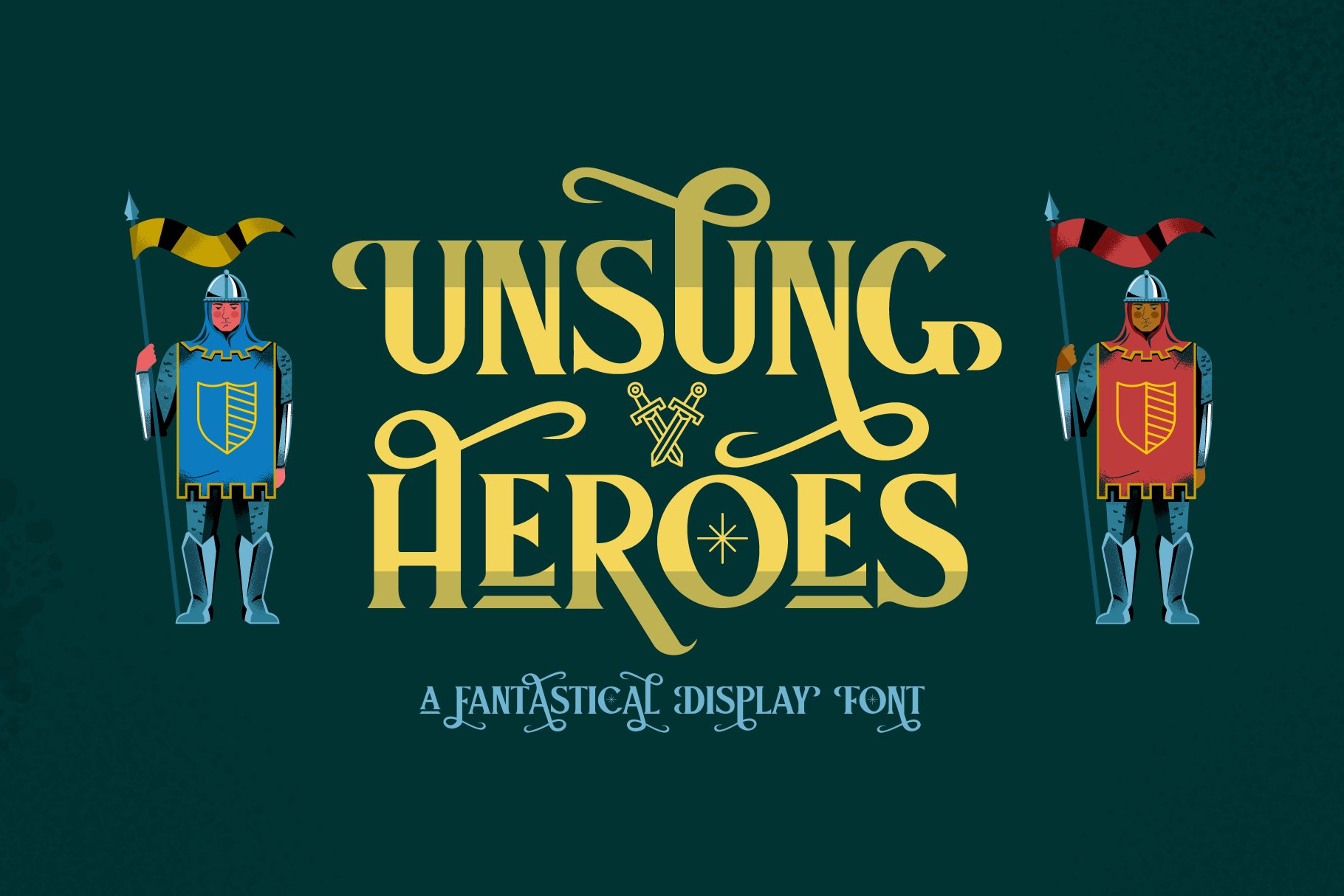Unsung Heroes Display Font cover image.