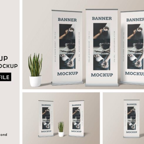 Rollup Banner Mockup cover image.