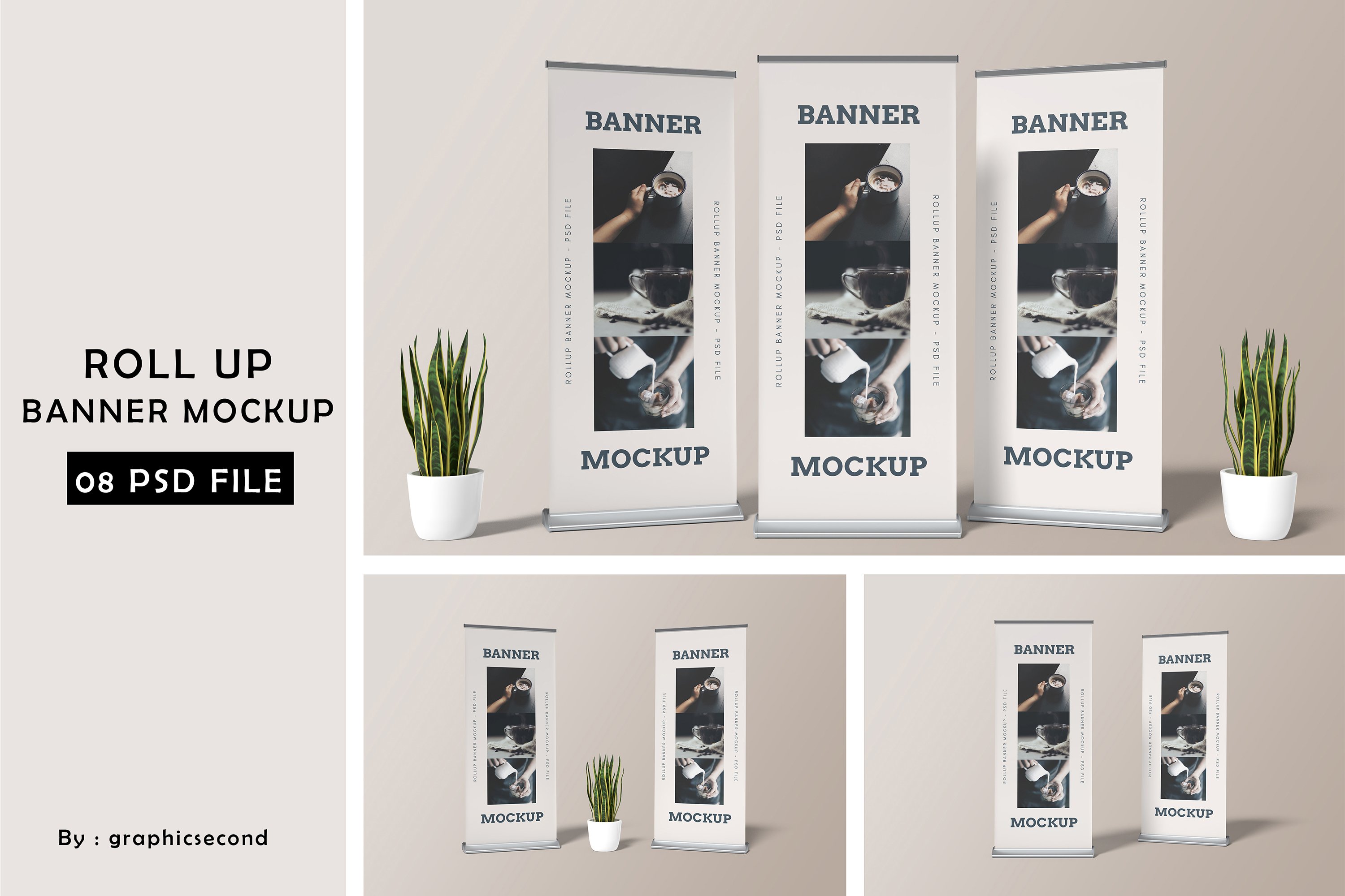 Rollup Banner Mockup cover image.