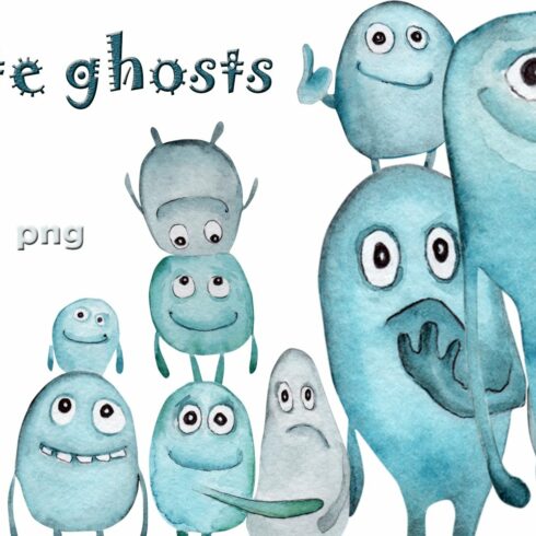 cute ghosts cover image.