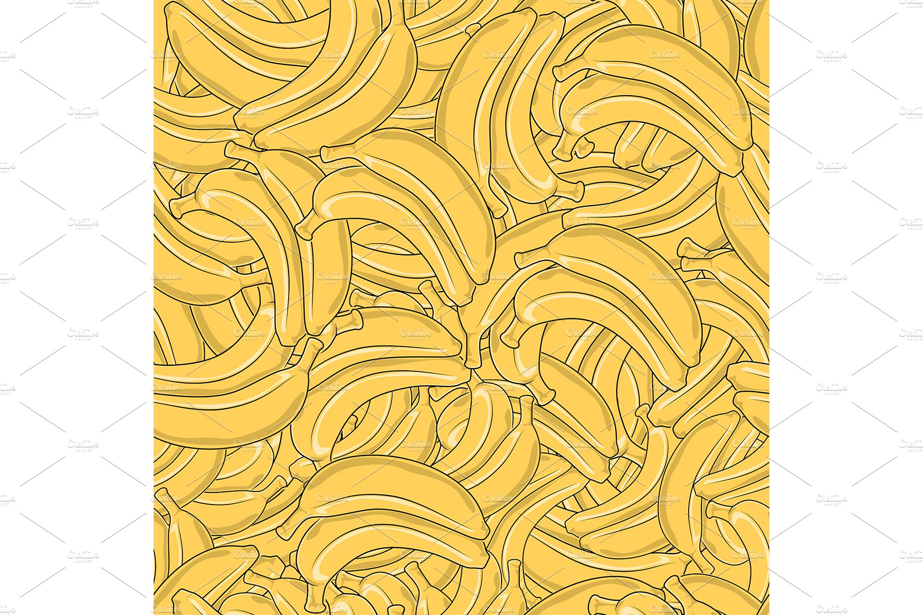 Seamless banana pattern cover image.