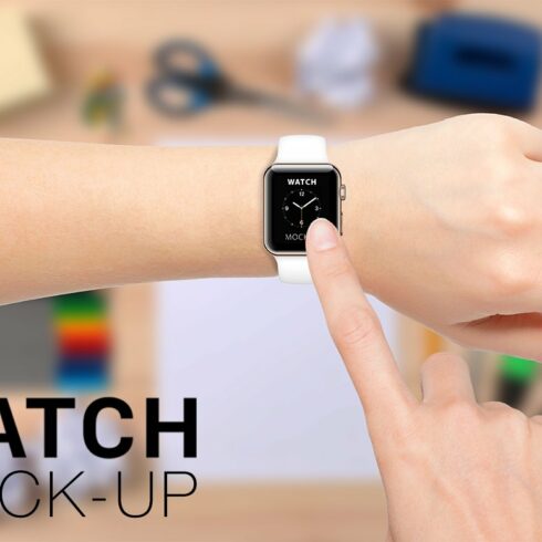 Apple Watch Mockup - Gold Edition cover image.
