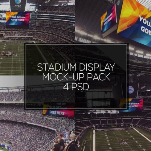 NFL Stadium Display Mock-up Pack #1 cover image.