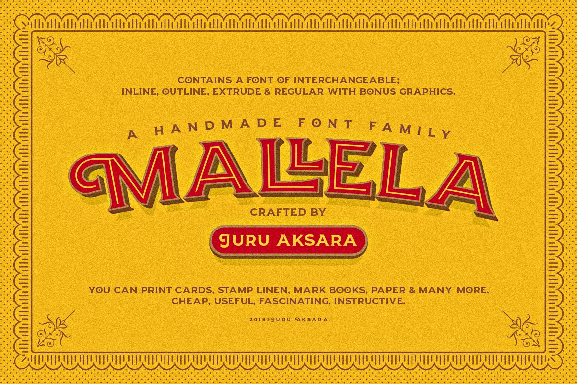 Mallela Typeface + BONUS cover image.