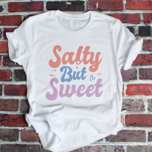 Salty But Sweet, Summer SVG Design cover image.