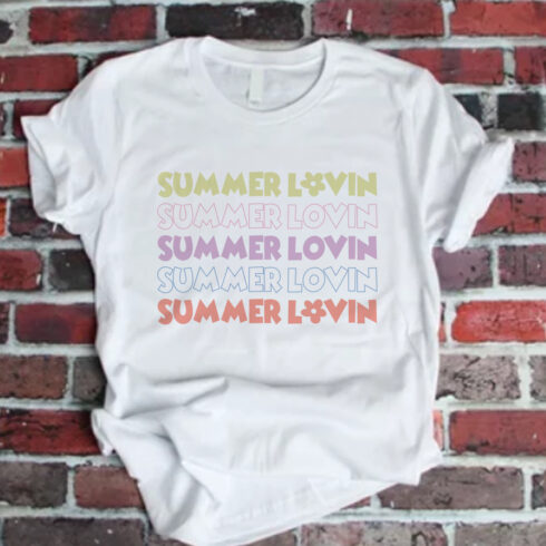 Summer Lovin , Summer t-shirt Design cover image.