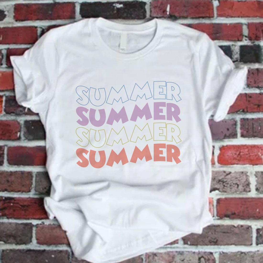 Summer SVG Design, summer t shirt cover image.