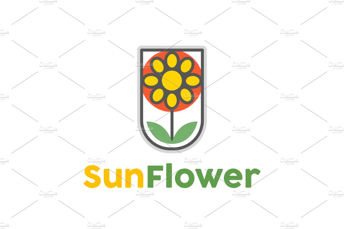Sun flower Logo cover image.