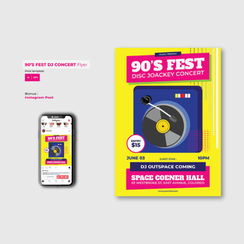 90's Fest DJ Concert cover image.