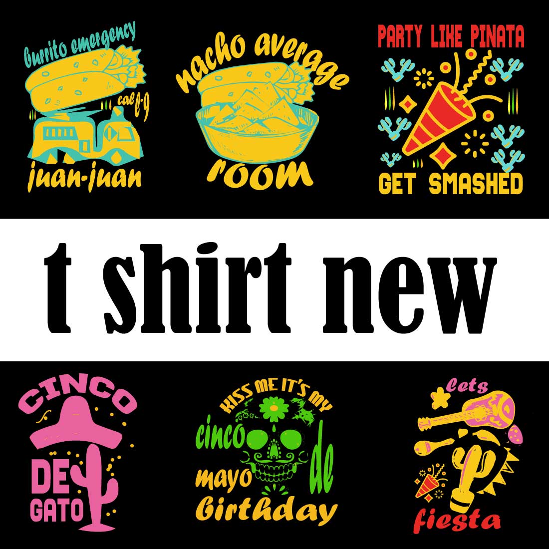 Group of t - shirts that say it shirt new.