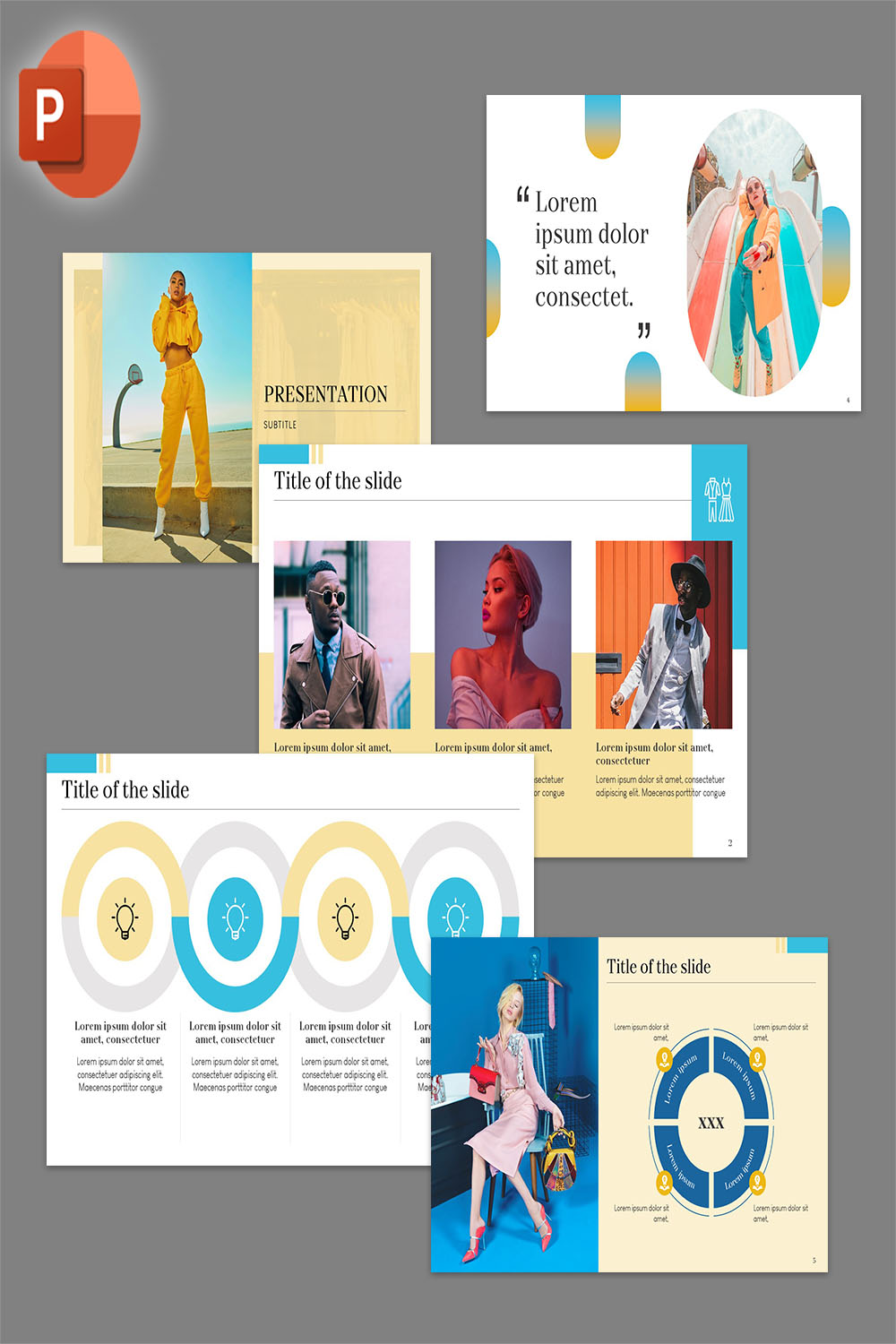 Fashion Template Easy to edit pinterest preview image.