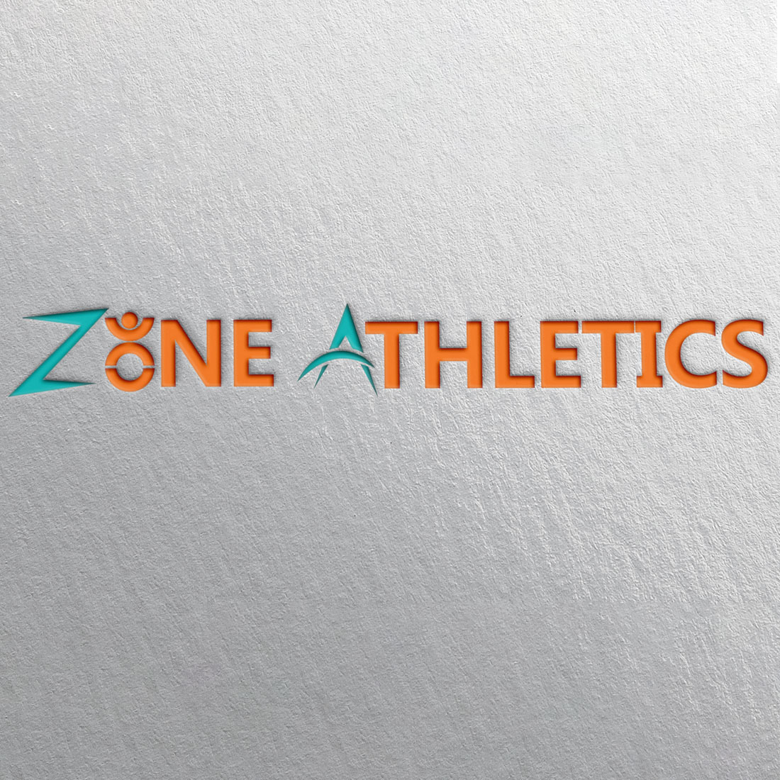 Zone Athletics Logo Design preview image.