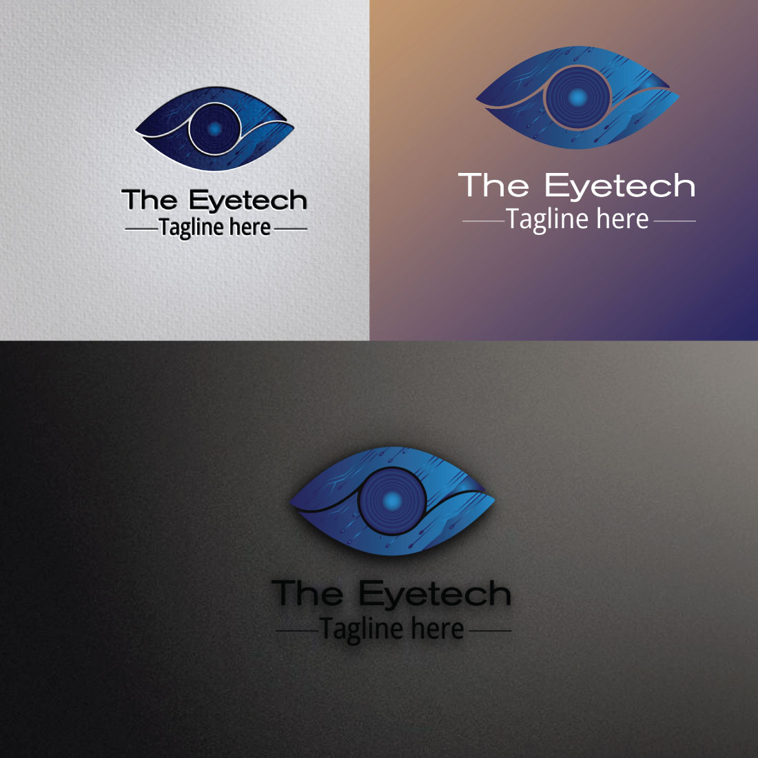 The eye buisness logo (tech logo) preview image.