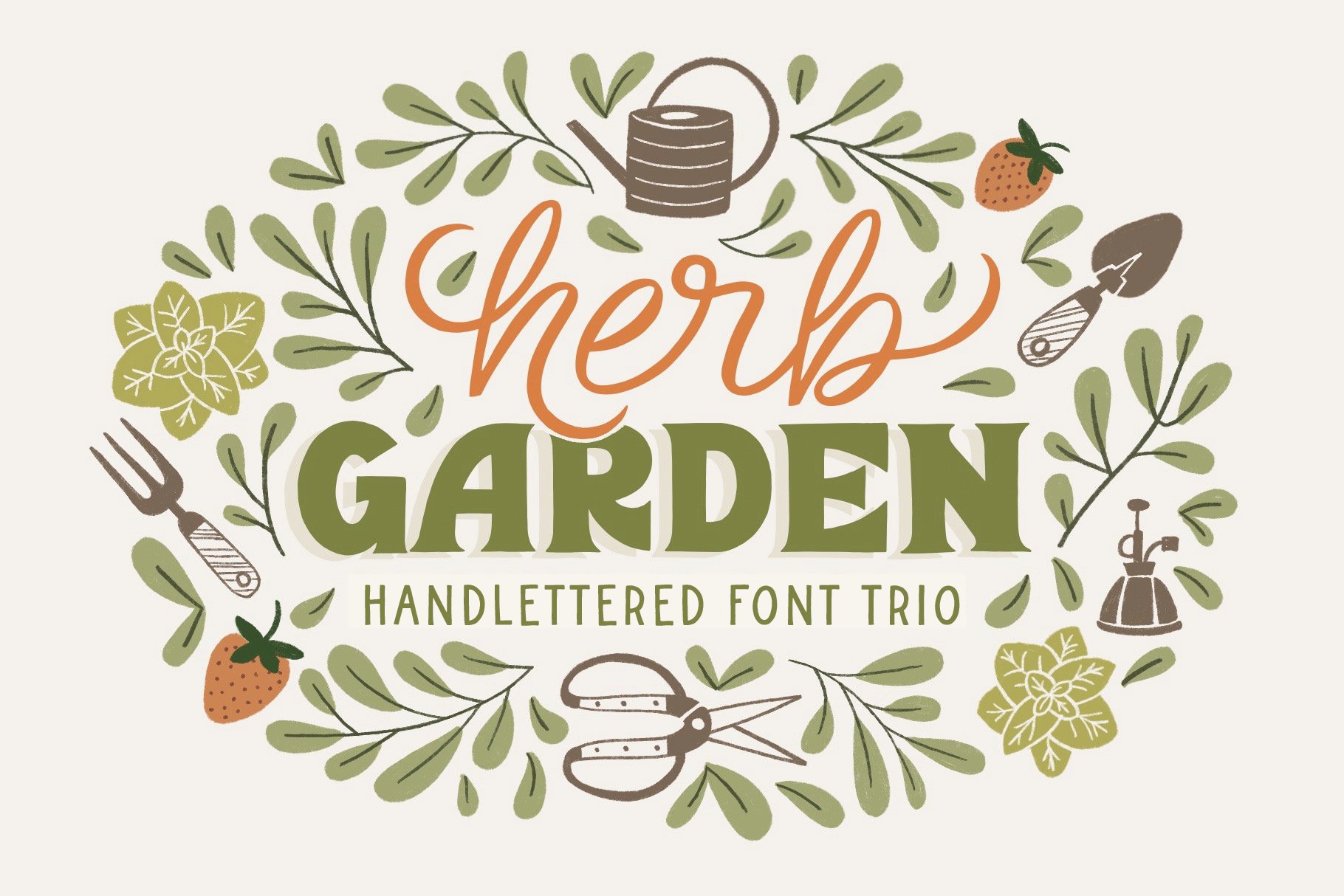 Herb Garden Font Trio cover image.