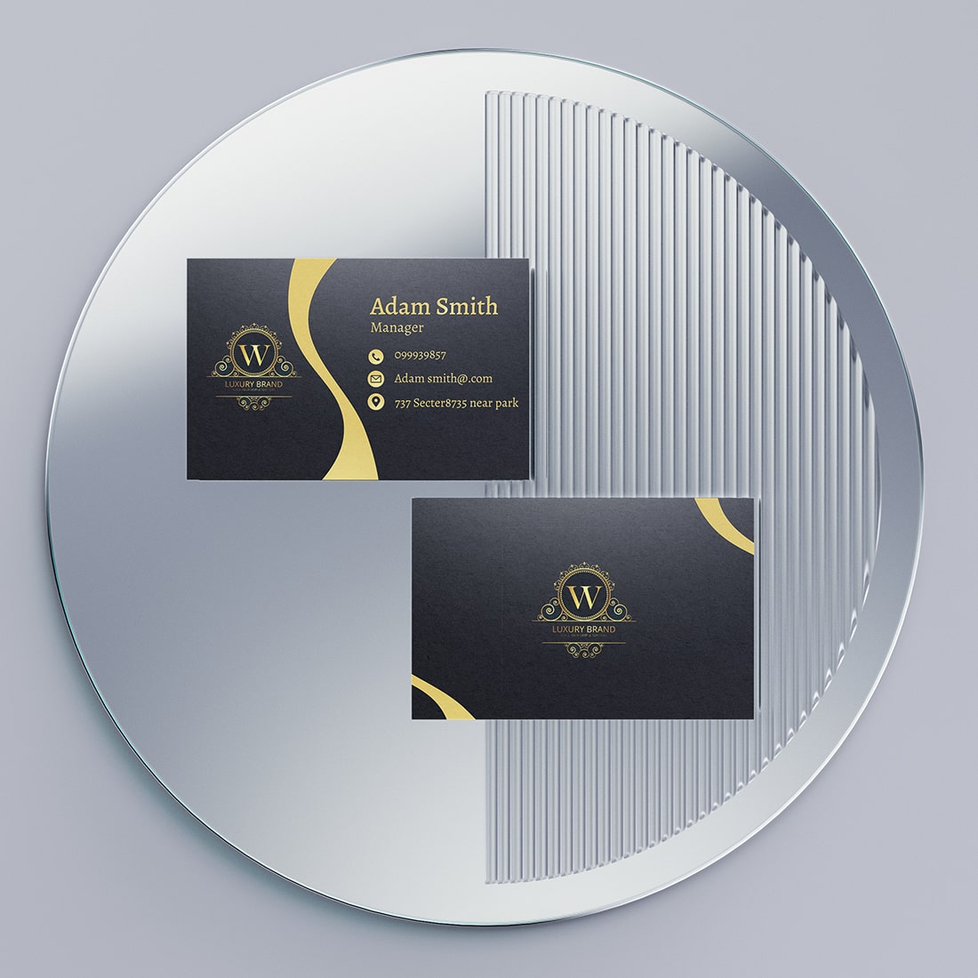 Luxury Business Card Design preview image.