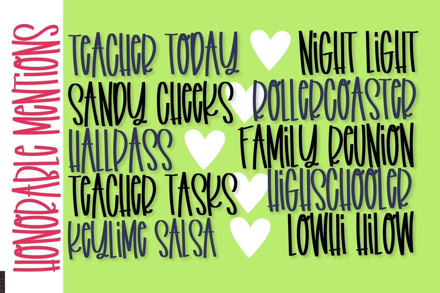 Favorite Teacher - A Marker Type preview image.