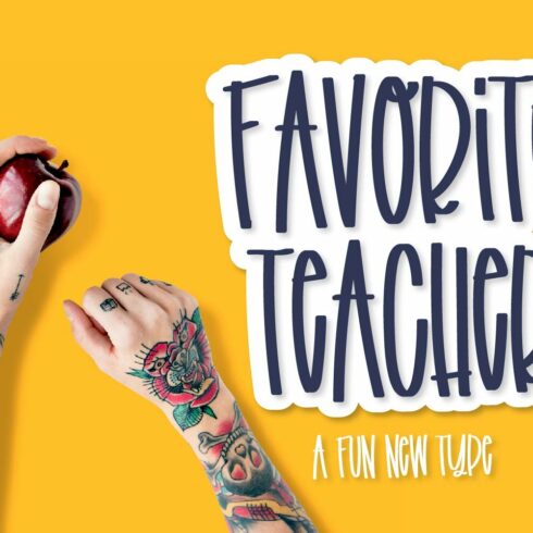 Favorite Teacher - A Marker Type cover image.