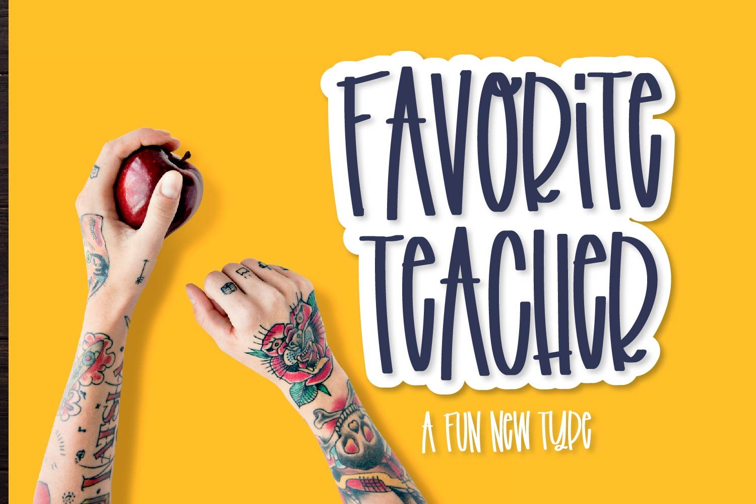 Favorite Teacher - A Marker Type cover image.