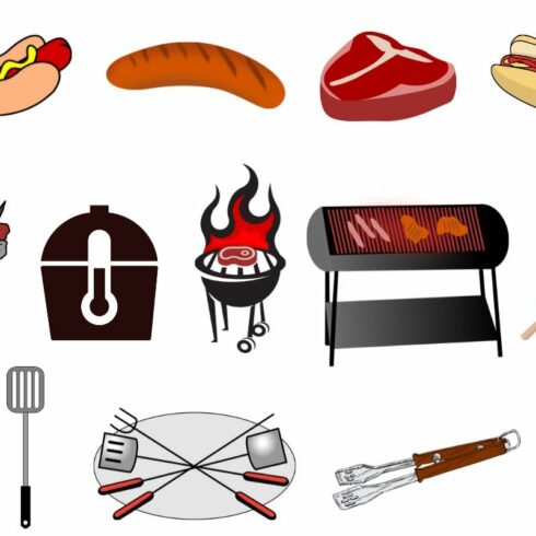 Barbecue Clipart and Vector cover image.