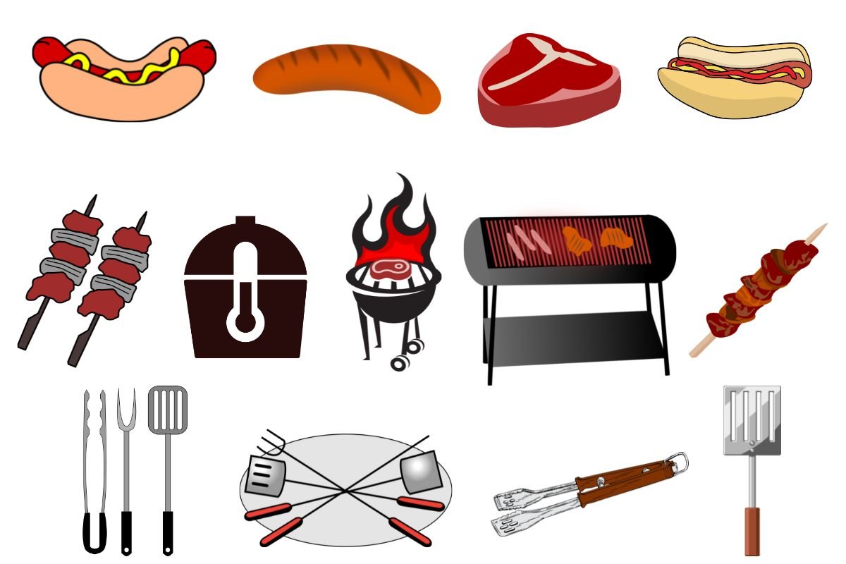 Barbecue Clipart and Vector cover image.