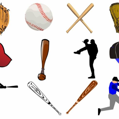 Baseball Clipart and Vector cover image.