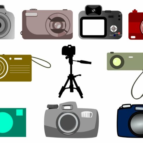 Camera Clipart and Vector cover image.