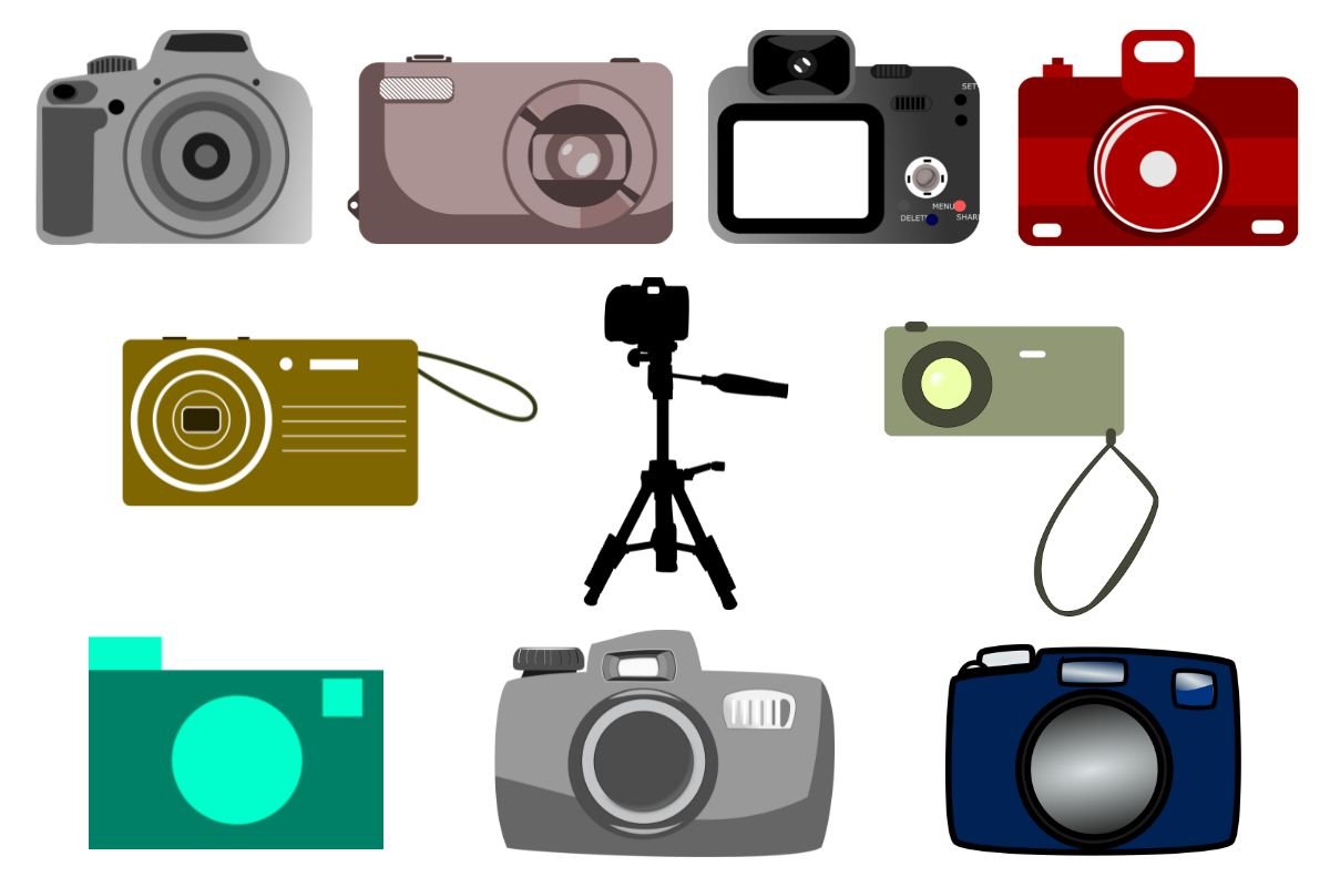 Camera Clipart and Vector cover image.