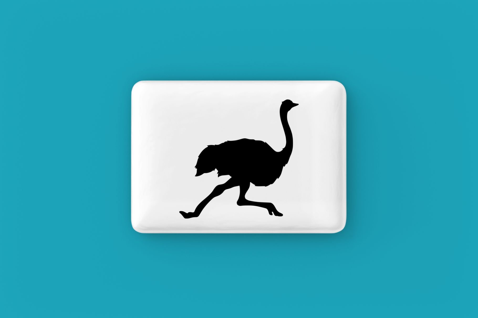 Ostrich Silhouette preview image.