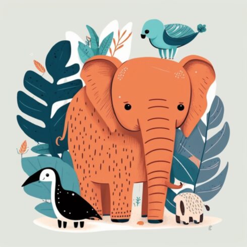 Children Animal Illustrations cover image.