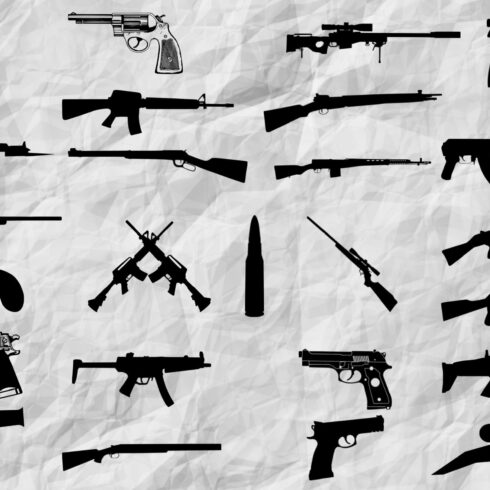 Gun Weapons Silhouette cover image.