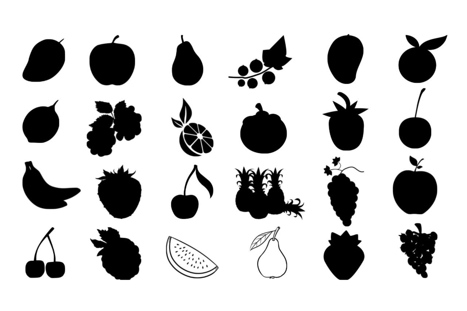 Fruits SVG cover image.