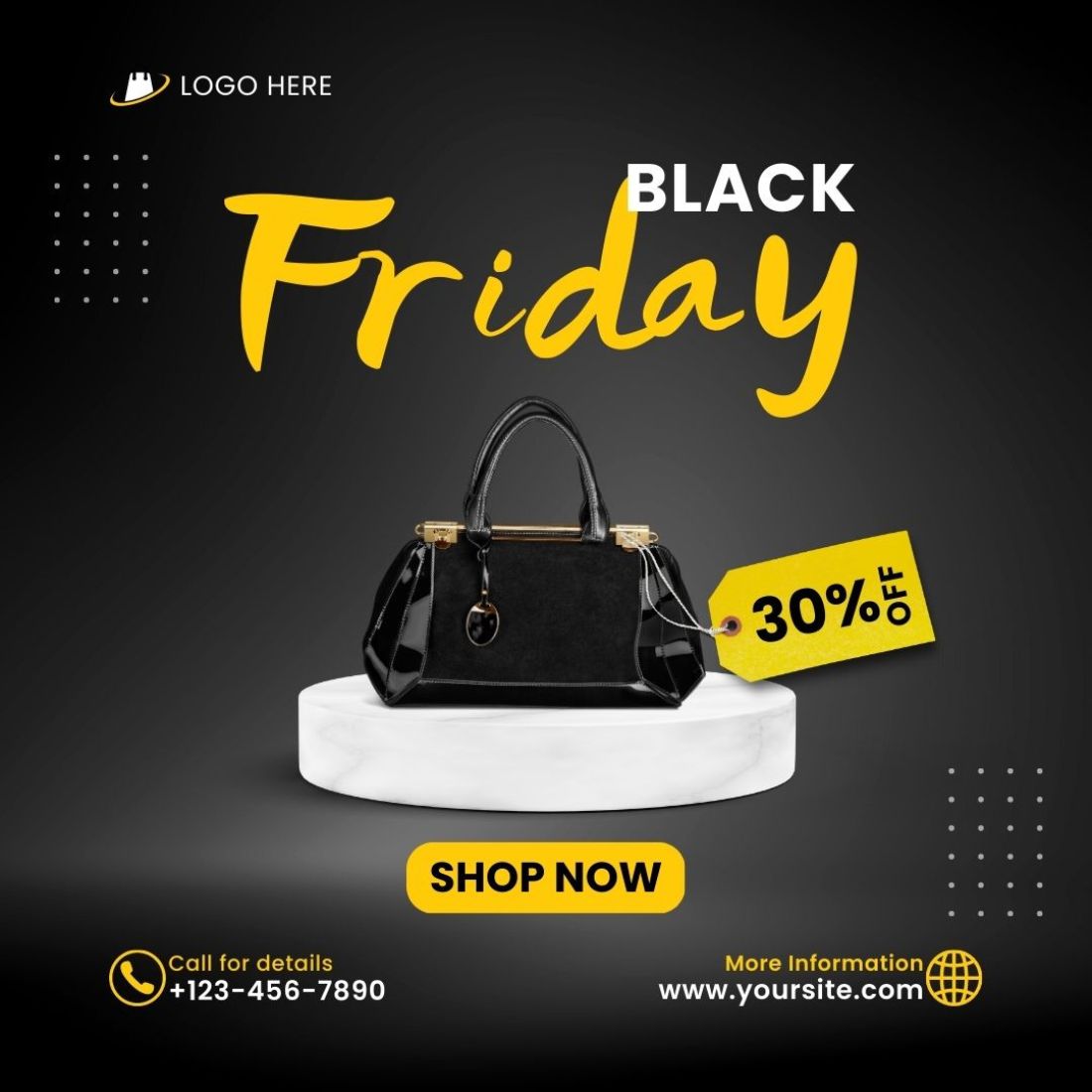 New Black Friday Sale Social Media Template cover image.