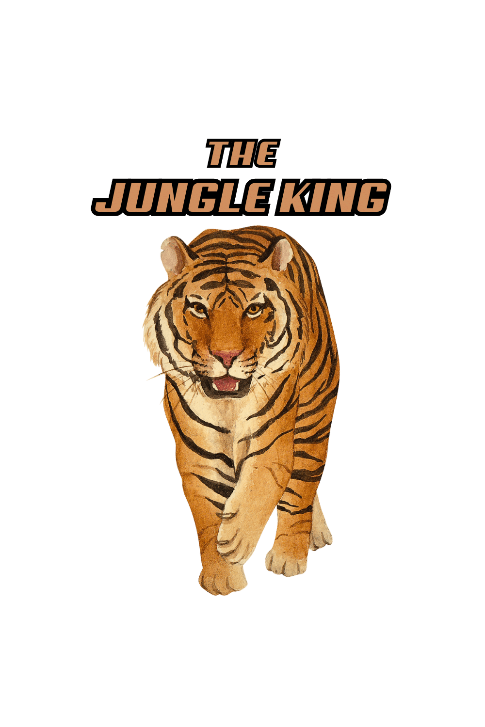 THE JUNGLE KING pinterest preview image.