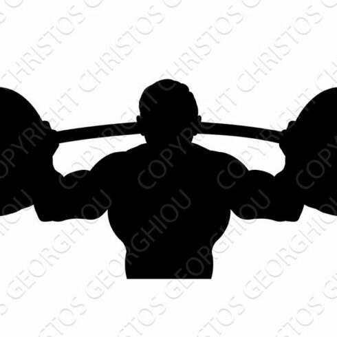 Silhouette Man Weight Lifter Body cover image.