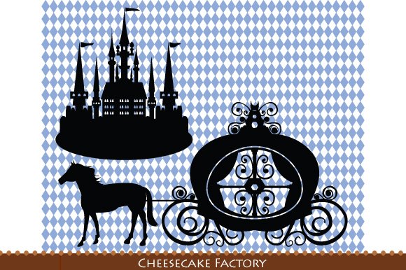 Castle Carriage Horse Silhouette cover image.